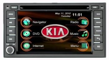 Штатная магнитола Road Rover KIA KIA Sorento-2 06-08, Cerato-2 06-08, Sportage-2 05-09,