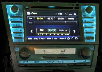 Штатная магнитола Road Rover  Toyota Camry GPS DVD 2 din bluetooth Новая платформа I-9