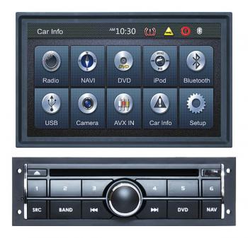 Штатная магнитола с GPS RoadRover для Mitsubishi L200, Pajero Sport